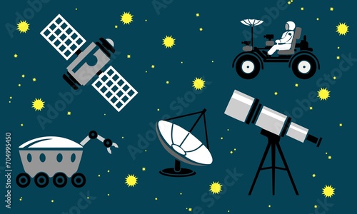 Space equipment, space exploration 