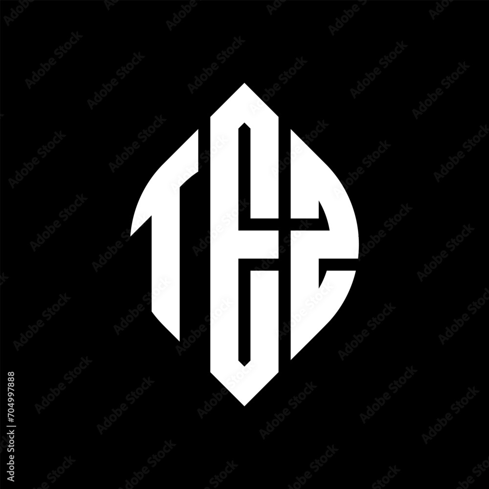 TEZ letter logo design with polygon shape. TEZ polygon and cube shape logo design. TEZ hexagon vector logo template white and black colors. TEZ monogram, business and real estate logo. TEZ letter logo design with polygon shape. TEZ polygon and cube shape logo design. TEZ hexagon vector logo template white and black colors. TEZ monogram, business and real estate logo.