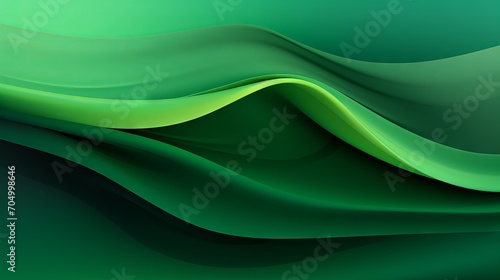 Abstract Organic Green Lines Wallpaper Background Illustration AI Generated