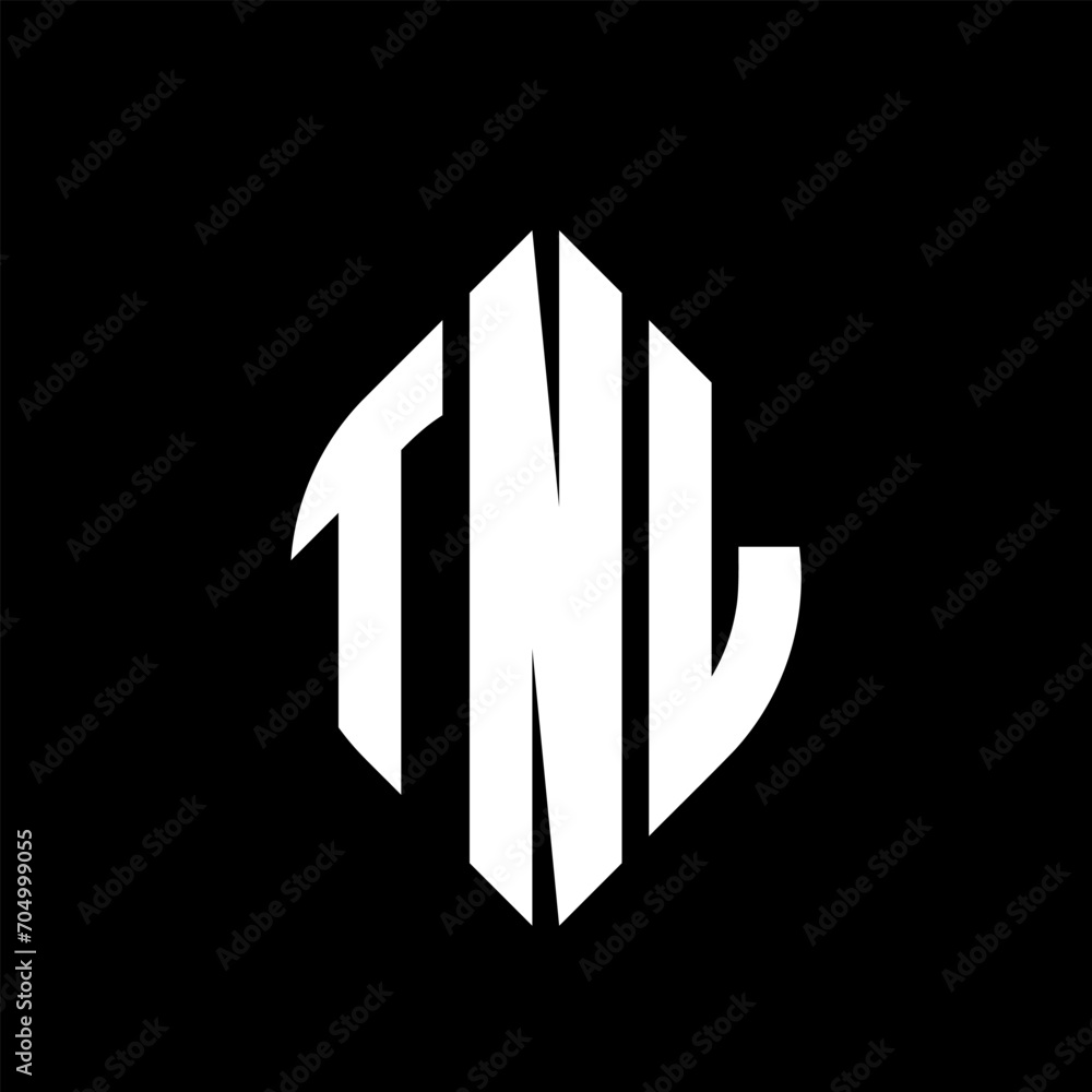 TNL circle letter logo design with circle and ellipse shape. TNL ellipse letters with typographic style. The three initials form a circle logo. TNL circle emblem abstract monogram letter mark vector. TNL circle letter logo design with circle and ellipse shape. TNL ellipse letters with typographic style. The three initials form a circle logo. TNL circle emblem abstract monogram letter mark vector.