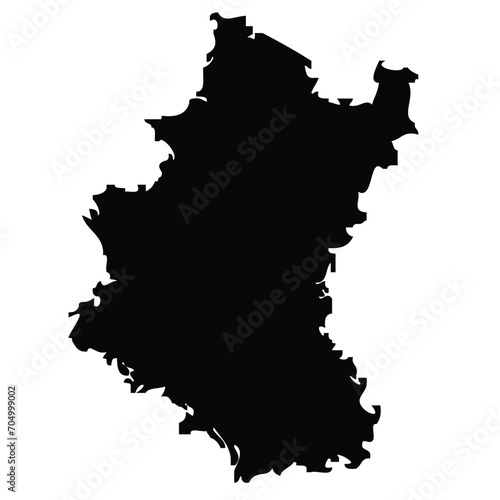 Luxemburg - map of the region of the country Belgium