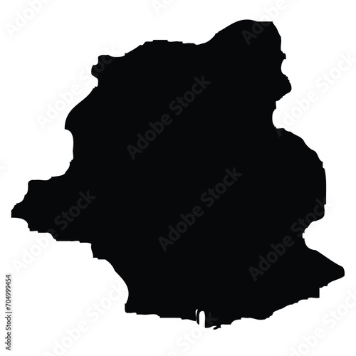 Brussels-Capital Region - map of the region of the country Belgium photo