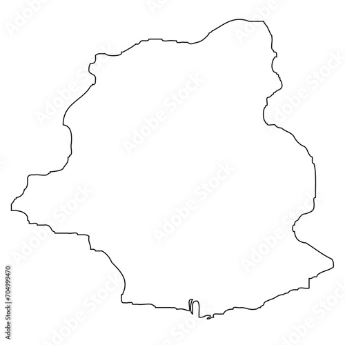 Brussels-Capital Region - map of the region of the country Belgium
