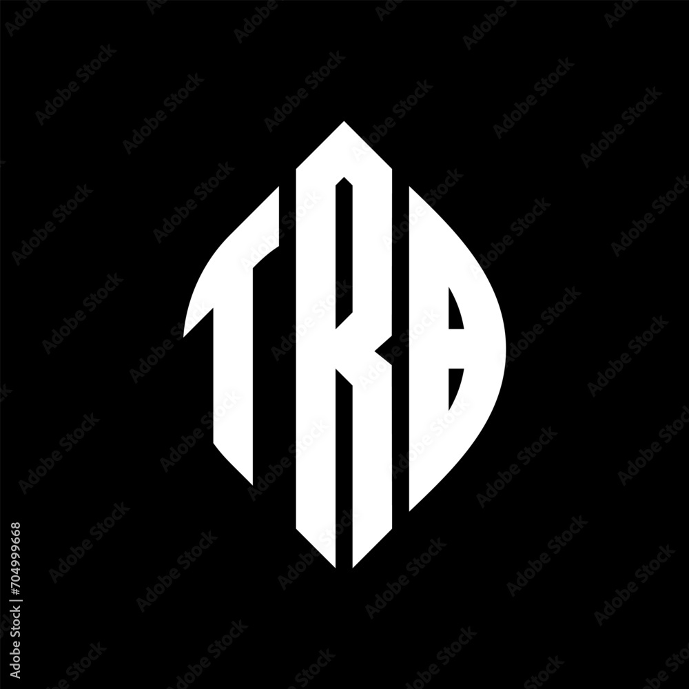 TRB circle letter logo design with circle and ellipse shape. TRB ellipse letters with typographic style. The three initials form a circle logo. TRB circle emblem abstract monogram letter mark vector. TRB circle letter logo design with circle and ellipse shape. TRB ellipse letters with typographic style. The three initials form a circle logo. TRB circle emblem abstract monogram letter mark vector.