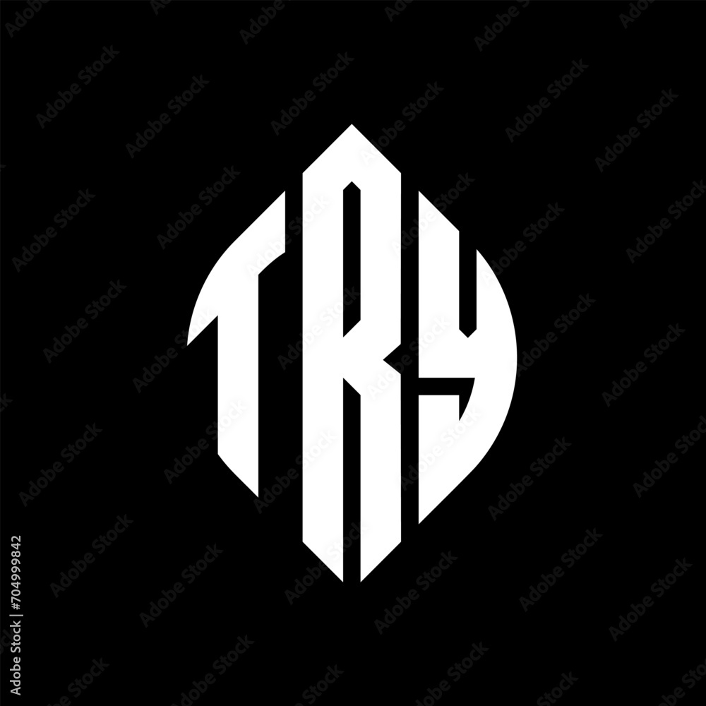 TRY circle letter logo design with circle and ellipse shape. TRY ellipse letters with typographic style. The three initials form a circle logo. TRY circle emblem abstract monogram letter mark vector. TRY circle letter logo design with circle and ellipse shape. TRY ellipse letters with typographic style. The three initials form a circle logo. TRY circle emblem abstract monogram letter mark vector.