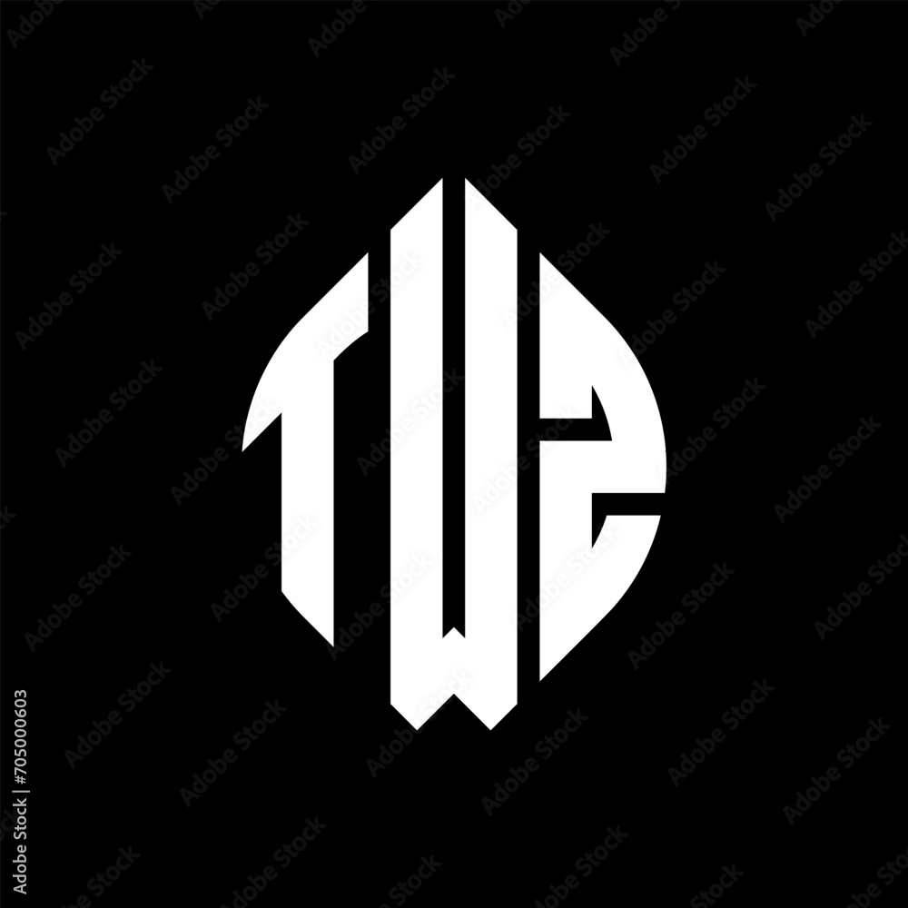 TWZ letter logo design with polygon shape. TWZ polygon and cube shape logo design. TWZ hexagon vector logo template white and black colors. TWZ monogram, business and real estate logo. TWZ letter logo design with polygon shape. TWZ polygon and cube shape logo design. TWZ hexagon vector logo template white and black colors. TWZ monogram, business and real estate logo.