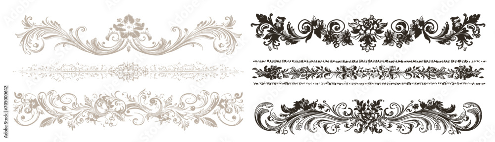 decorative elements, border and page rules
