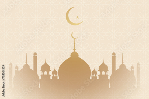 Ramadhan background, Eid al-Fitr background, Islamic new year background greeting card