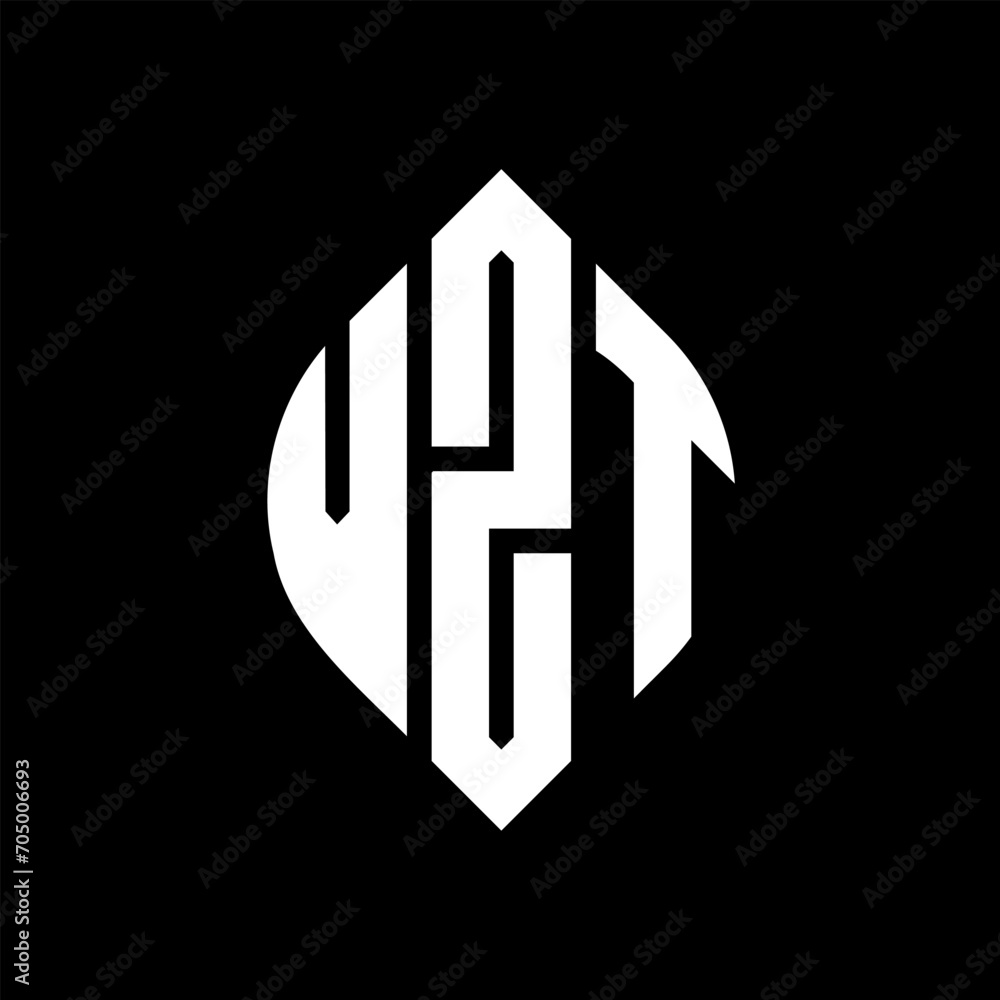 VZT circle letter logo design with circle and ellipse shape. VZT ellipse letters with typographic style. The three initials form a circle logo. VZT circle emblem abstract monogram letter mark vector. VZT circle letter logo design with circle and ellipse shape. VZT ellipse letters with typographic style. The three initials form a circle logo. VZT circle emblem abstract monogram letter mark vector.