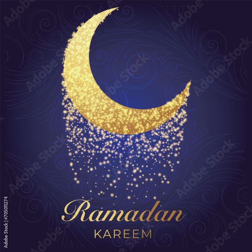 Ramadhan background, Eid al-Fitr background, Islamic new year background greeting card