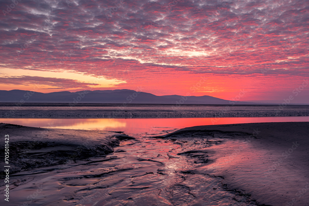 Gorgeous Sunrise at Blackrock Beach, Dundalk, County Louth, Ireland 