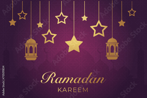 Ramadhan background, Eid al-Fitr background, Islamic new year background greeting card