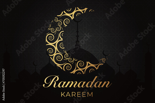 Ramadhan background, Eid al-Fitr background, Islamic new year background greeting card