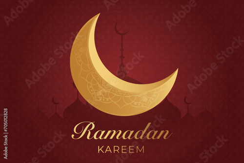 Ramadhan background, Eid al-Fitr background, Islamic new year background greeting card