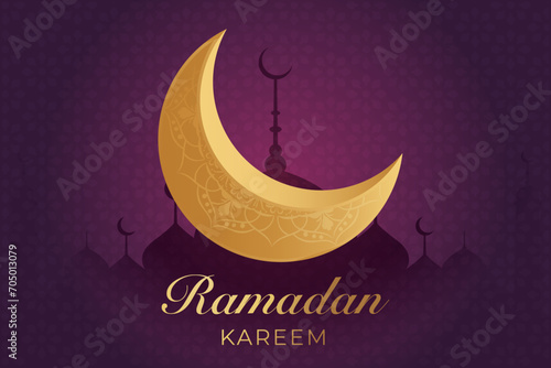 Ramadhan background, Eid al-Fitr background, Islamic new year background greeting card