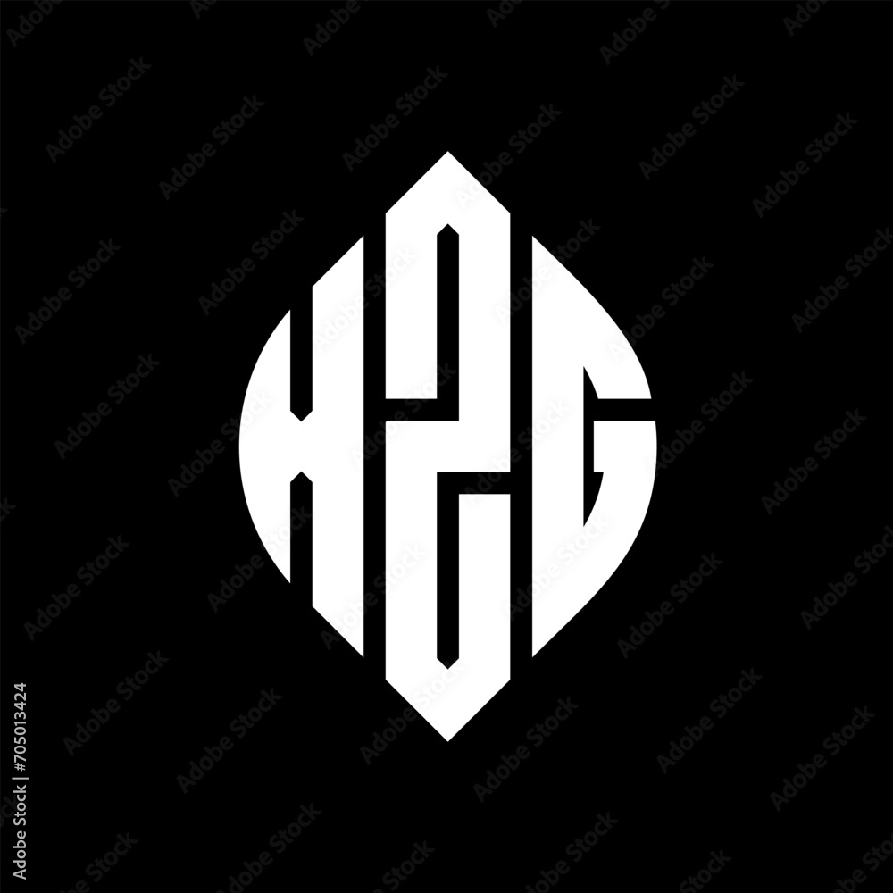 XZG circle letter logo design with circle and ellipse shape. XZG ellipse letters with typographic style. The three initials form a circle logo. XZG circle emblem abstract monogram letter mark vector. XZG circle letter logo design with circle and ellipse shape. XZG ellipse letters with typographic style. The three initials form a circle logo. XZG circle emblem abstract monogram letter mark vector.