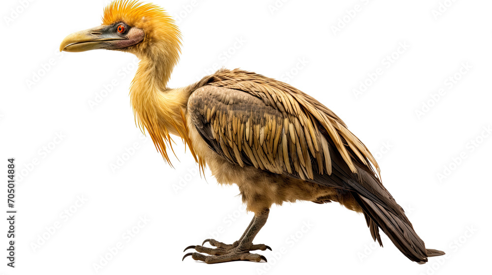 Fototapeta premium Cryptoleucopteryx bird isolated on a transparent background