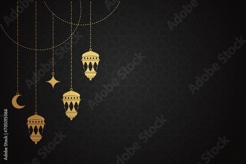 Ramadhan background, Eid al-Fitr background, Islamic new year background greeting card