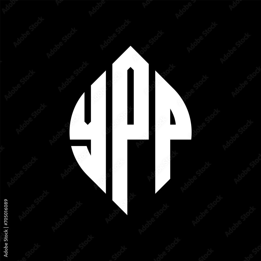 YPP circle letter logo design with circle and ellipse shape. YPP ellipse letters with typographic style. The three initials form a circle logo. YPP circle emblem abstract monogram letter mark vector. YPP circle letter logo design with circle and ellipse shape. YPP ellipse letters with typographic style. The three initials form a circle logo. YPP circle emblem abstract monogram letter mark vector.