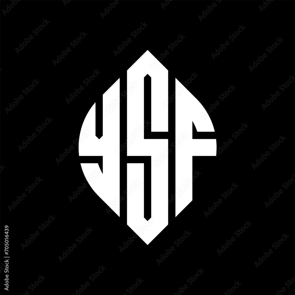 YSF circle letter logo design with circle and ellipse shape. YSF ellipse letters with typographic style. The three initials form a circle logo. YSF circle emblem abstract monogram letter mark vector. YSF circle letter logo design with circle and ellipse shape. YSF ellipse letters with typographic style. The three initials form a circle logo. YSF circle emblem abstract monogram letter mark vector.
