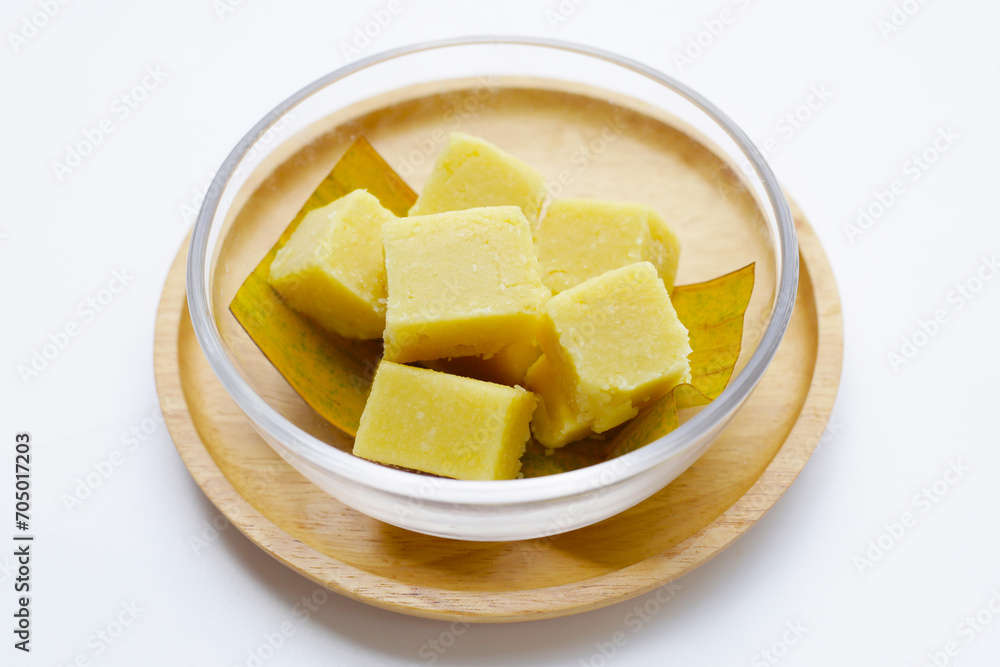 Mung bean cake. Thai Desserts. Mung bean cake. Thai Desserts.