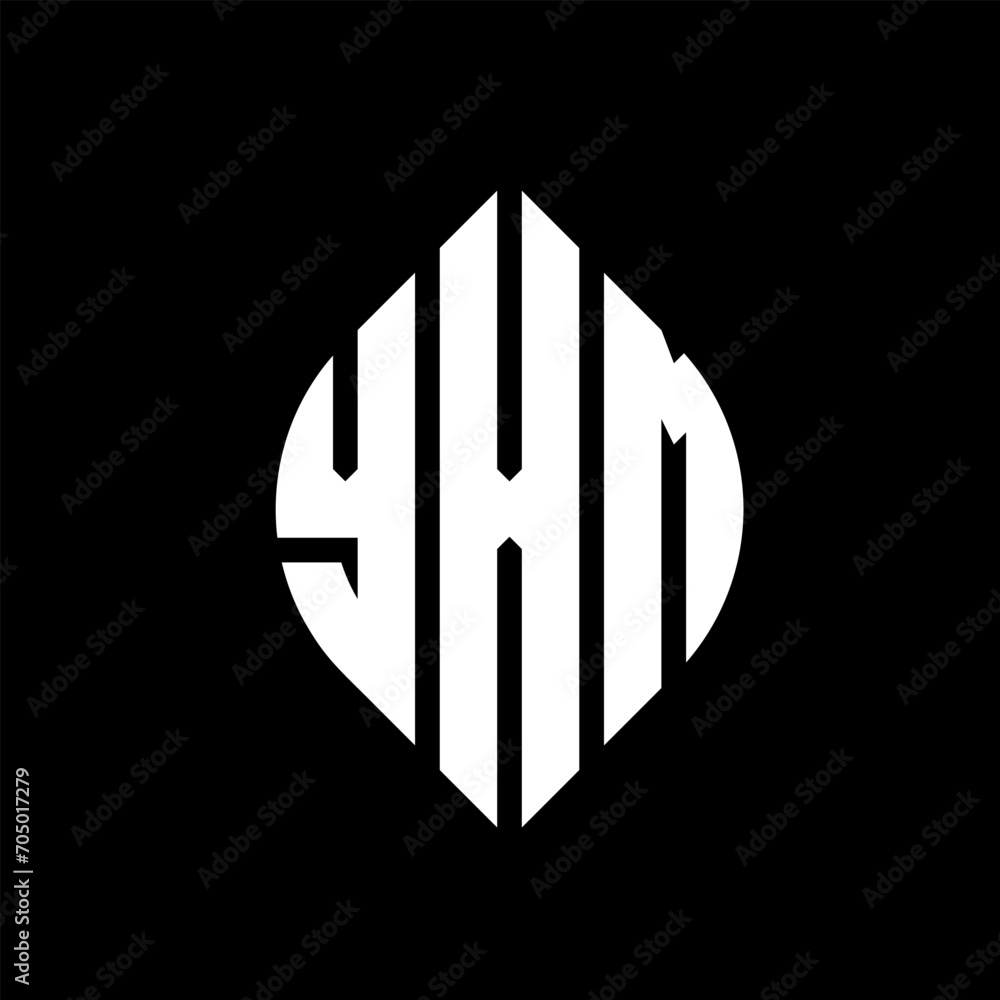 YXM circle letter logo design with circle and ellipse shape. YXM ellipse letters with typographic style. The three initials form a circle logo. YXM circle emblem abstract monogram letter mark vector. YXM circle letter logo design with circle and ellipse shape. YXM ellipse letters with typographic style. The three initials form a circle logo. YXM circle emblem abstract monogram letter mark vector.