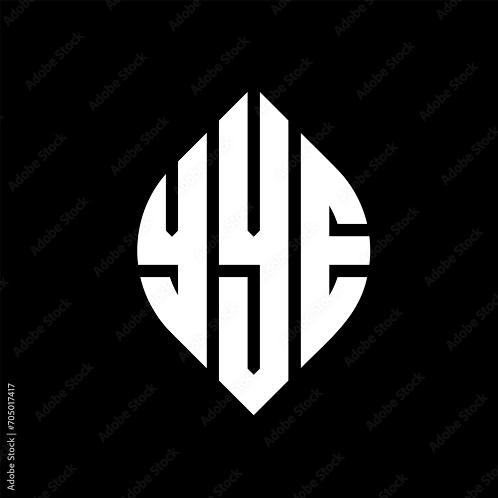 YYE circle letter logo design with circle and ellipse shape. YYE ellipse letters with typographic style. The three initials form a circle logo. YYE circle emblem abstract monogram letter mark vector. YYE circle letter logo design with circle and ellipse shape. YYE ellipse letters with typographic style. The three initials form a circle logo. YYE circle emblem abstract monogram letter mark vector.