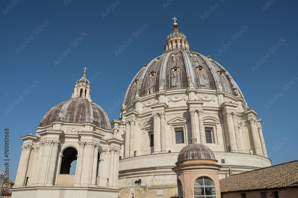 Fototapeta premium Kuppel des St. Peterdomes, Rom, Vatikan