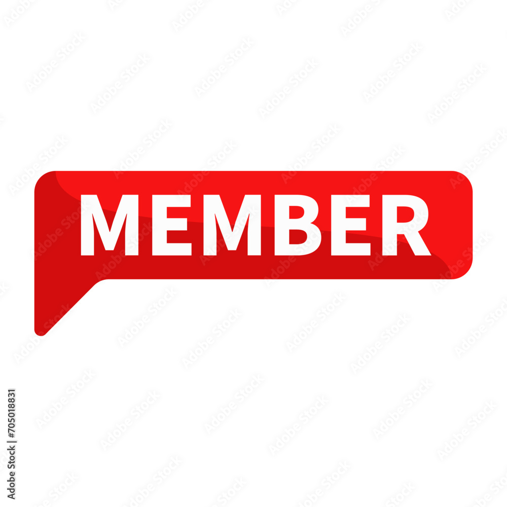 Member In Red Rectangle Shape For Sign Information Announcement Business Marketing Social Media
Member In Red Rectangle Shape For Sign Information Announcement Business Marketing Social Media