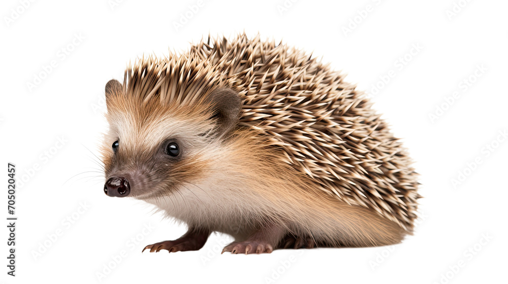 Hedgehog isolated on a transparent background Hedgehog isolated on a transparent background