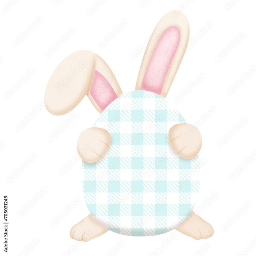Fototapeta premium Easter bunny with egg