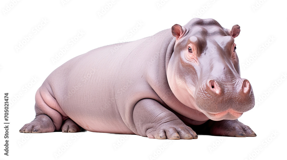 Hippotalamus isolated on a transparent background Hippotalamus isolated on a transparent background