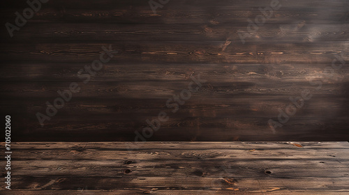 wooden table top in dark timber simple design