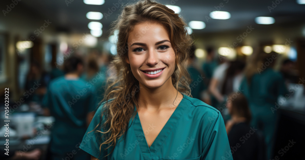 Obraz premium nurse and team