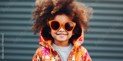 child in sunglasses