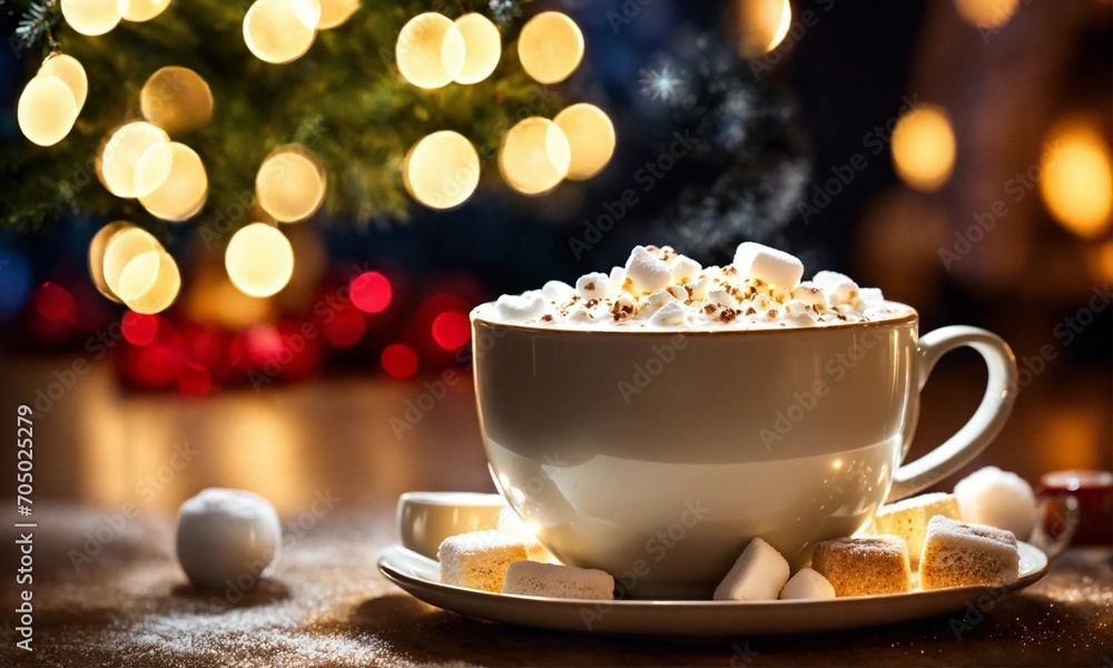cup of coffee with christmas decorations cup of coffee with christmas decorations