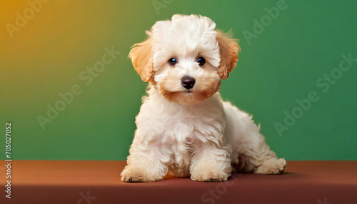 cute maltipoo puppy dog