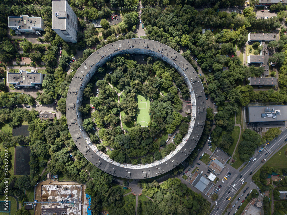 round house in Moscow. July 2023