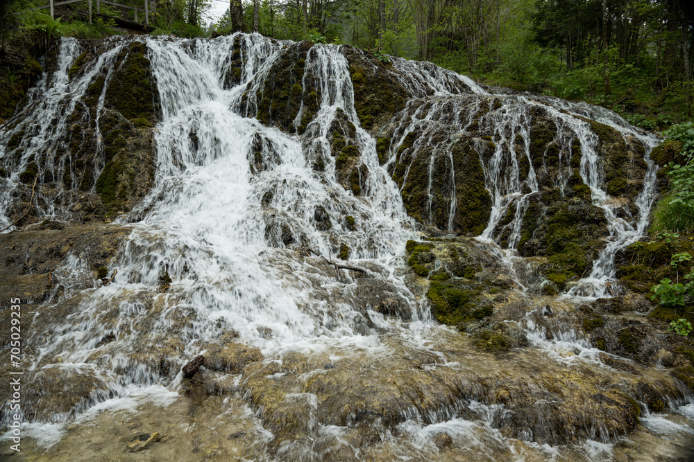small waterfall in the Mostviertel small waterfall in the Mostviertel