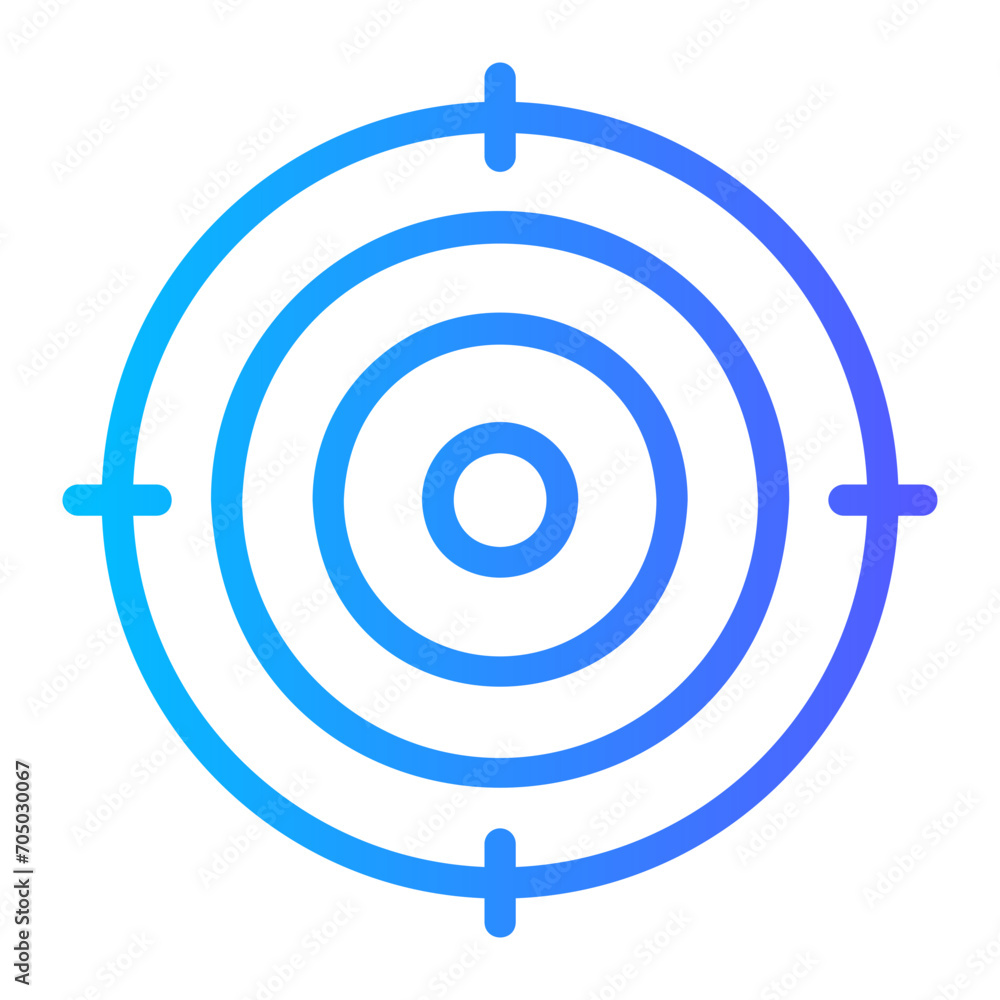 target gradient icon target gradient icon