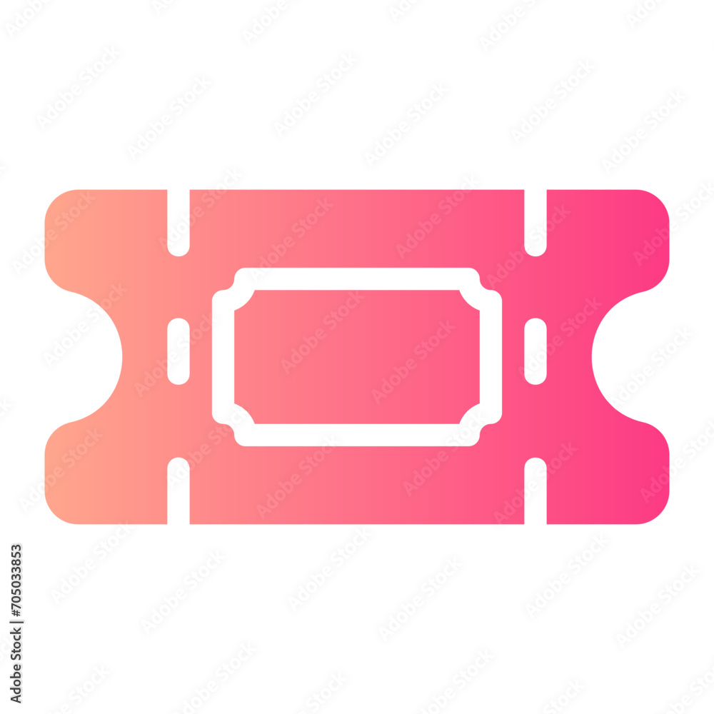 tickets gradient icon tickets gradient icon