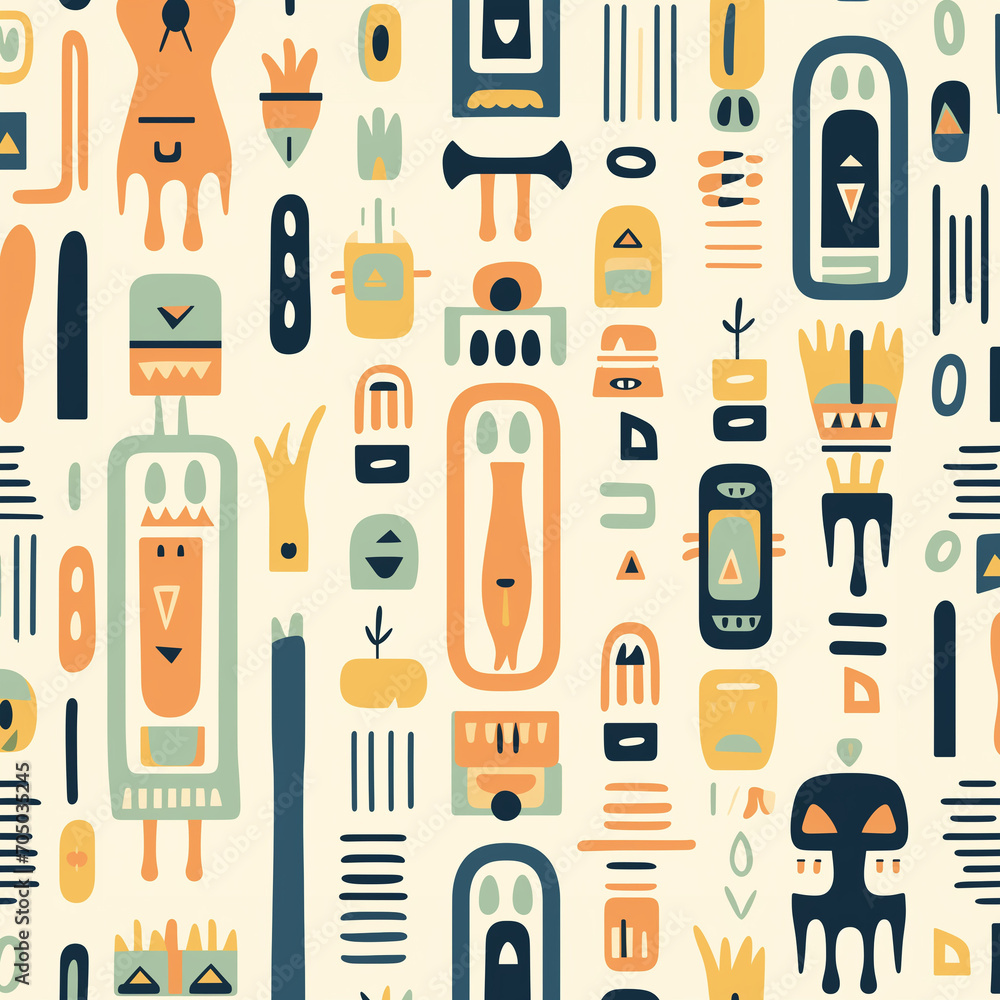 Totem pattern Totem pattern