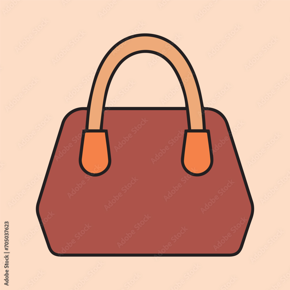 red bag isolated on white red bag isolated on white