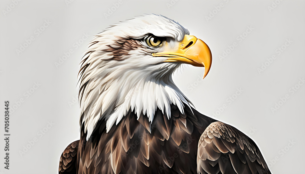 Obraz premium Isolate Eagle