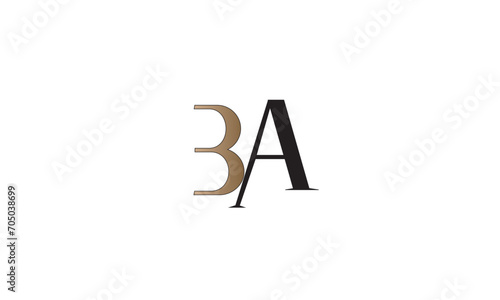 Free Download BA, AB, A, B Abstract Letters Logo Monogram	 - GFXLoad