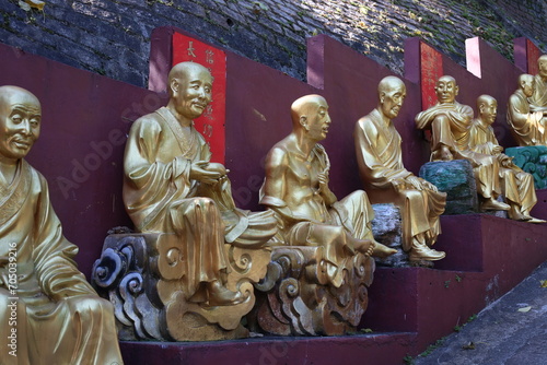 Obraz na płótnie Golden Buddhas