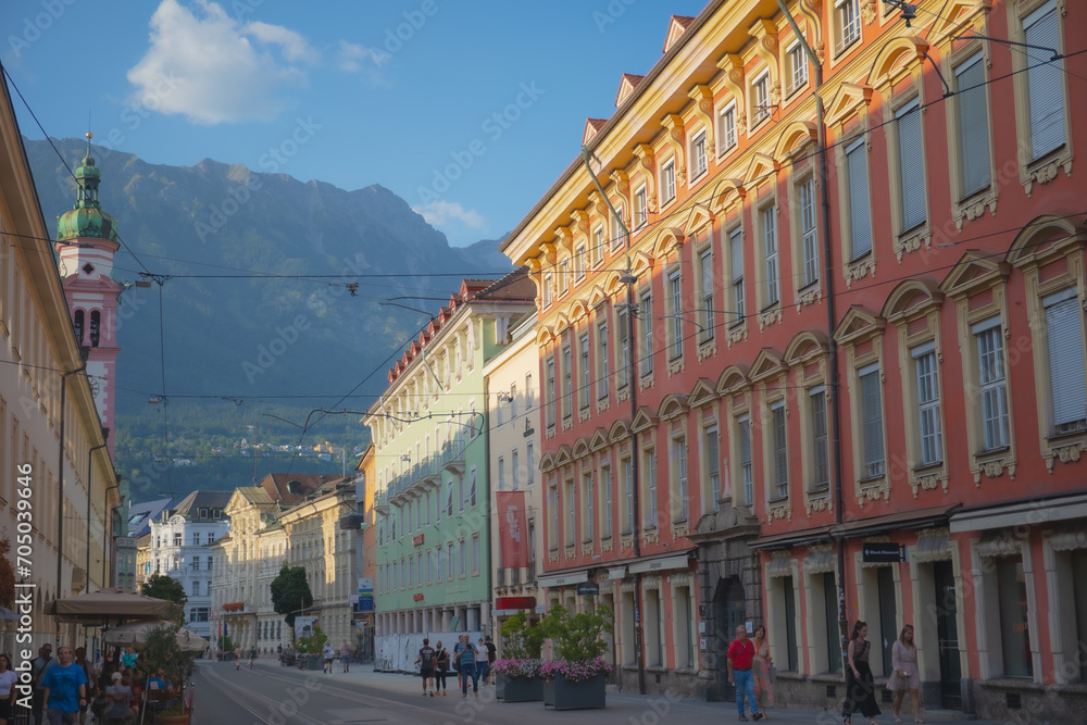 Innsbruck Town View in Summer