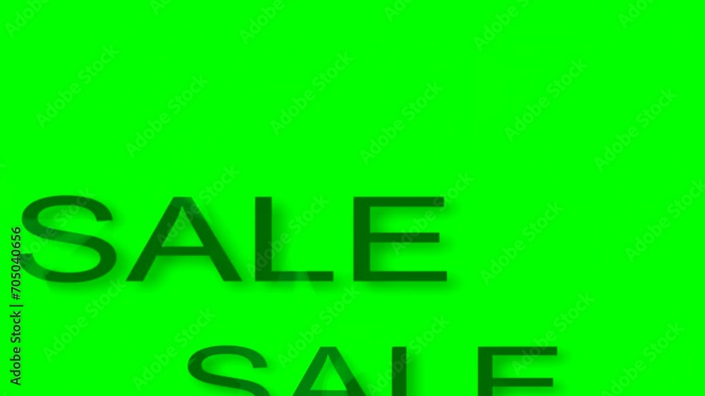 Sale, banner, advertising background, video with green color. Sale, banner, advertising background, video with green color.