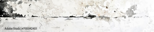 Abstract white concrete wall with paint splatters, ideal for grunge backgrounds and textured overlays in design.