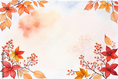 Blossoms in Watercolor: Floral Designed Card